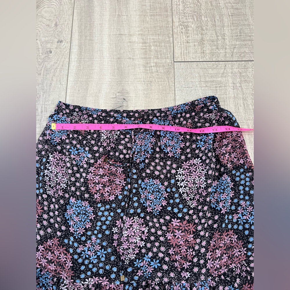 Anthropologie Maeve A-Line Skirt in Pink and Blue Floral Size XS - Picture 6 of 8
